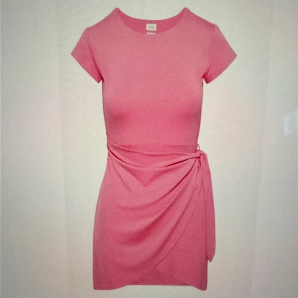Wilfred Pink Lune Shortsleeve Wrap Dress